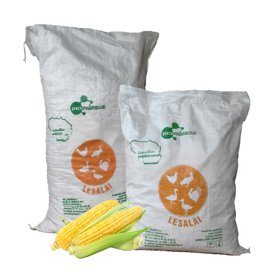 KUKUFEED, pašaro papildas (granuliuotas kukurūzų lesalas) paukščiams, 25 - 500 kg