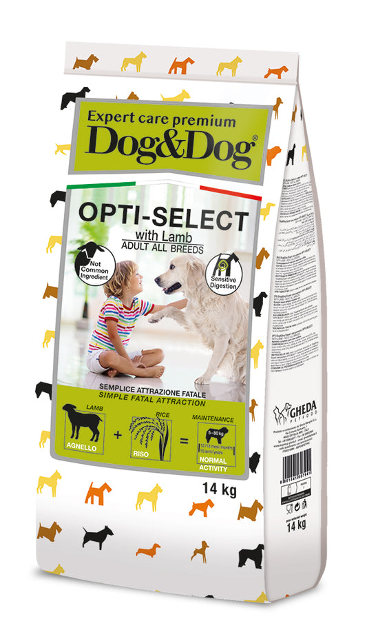 DOG&DOG EXPERT CARE PREMIUM OPTI-SELECT, visavertis premium pašaras visų veislių suaugusiems šunims