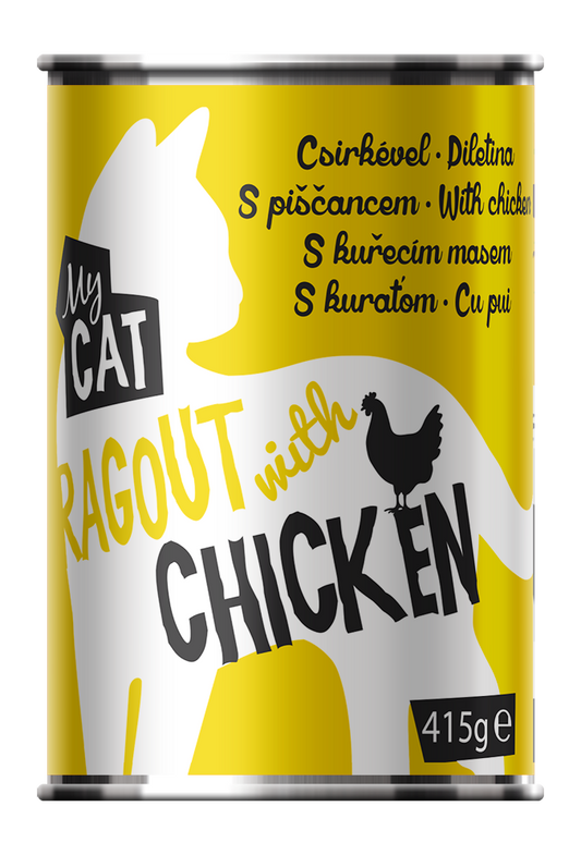 MYCAT CANNED FOR CATS CHICKEN, konservai su vištiena katėms