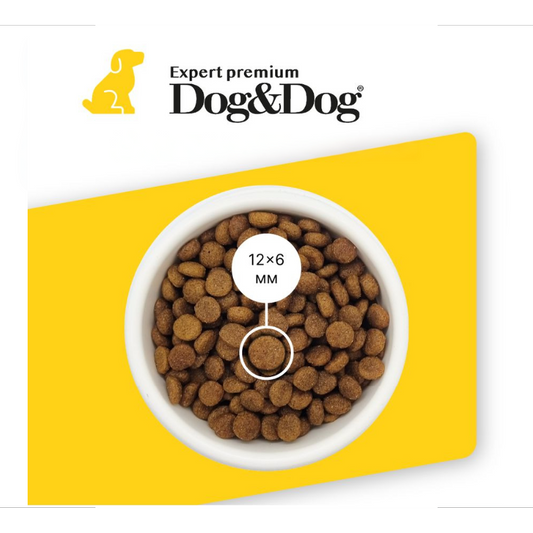 GHEDA DOG&DOG EXPERT CARE PREMIUM GREAT-PROGRESS, visavertis premium pašaras su vištiena šuniukams, 14 kg
