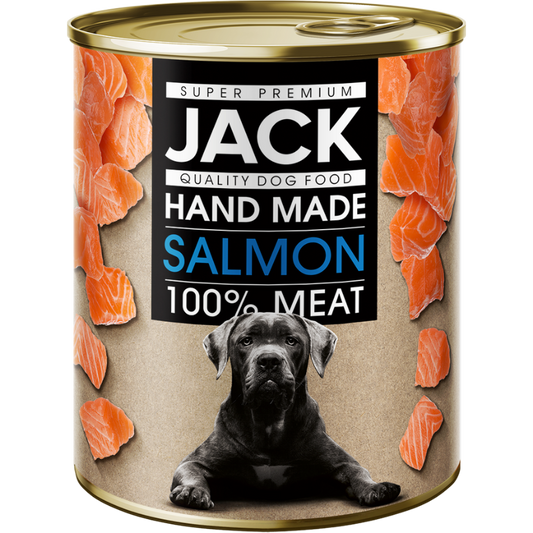 JACK CANNED DOG FOOD SALMON, konservai su lašiša šunims
