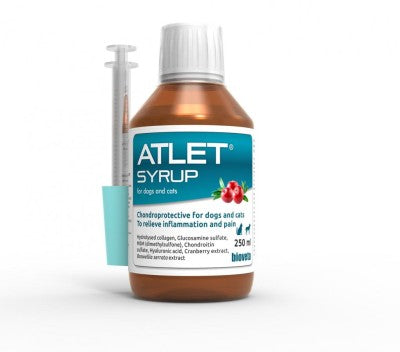 ATLET, skystas pašaro papildas sąnariams ir judėjimo sistemai apsaugoti, šunims ir katėms, 250 ml