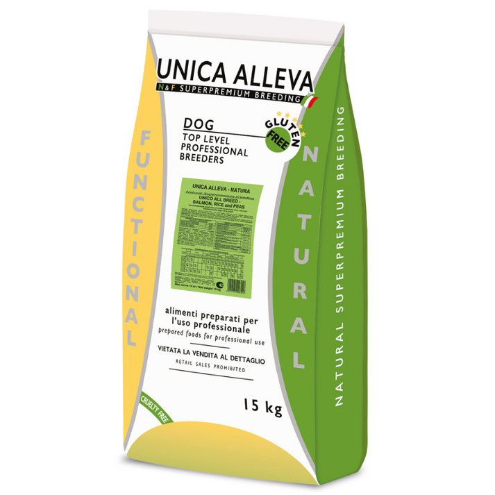Unico Rice GHEDA UNICA ALLEVA NATURA – UNICO ALL BREED SALMON, RICE AND PEAS, vis ...